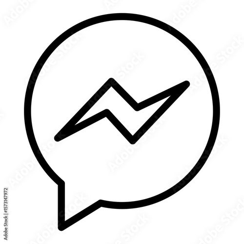 messenger vector icon