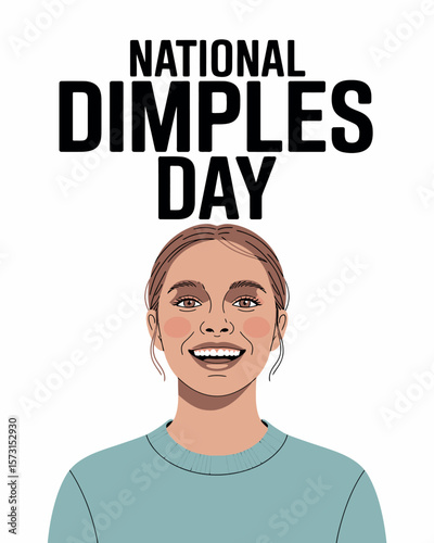 National Dimples Day Smile Celebration Joyful Face Appreciation
