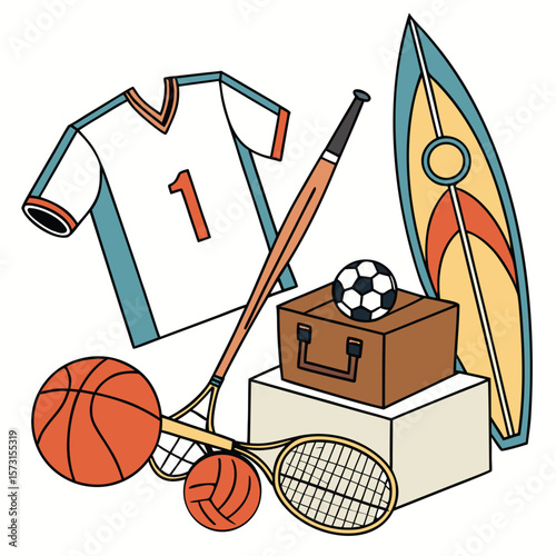 Basketball game sport team play ball icon vector illustration