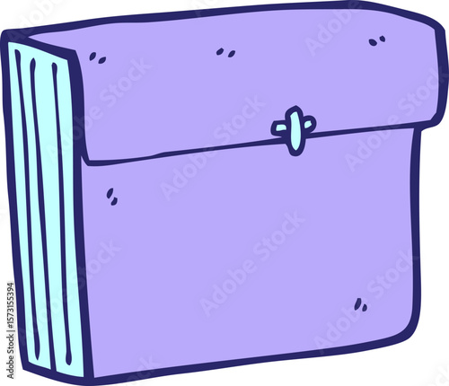 cartoon business files in bright neon color