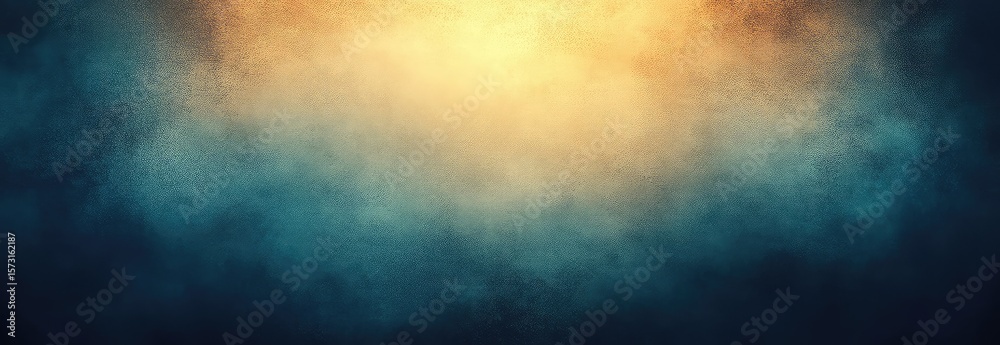 Obraz premium Abstract background with gradient of teal and orange-yellow tones