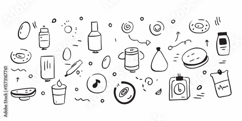 Vector set of wine bottle and glass icons for web design