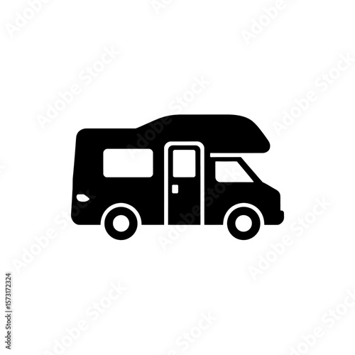 Illustration of Recreational Vehicle A Symbol of Freedom and Adventure On the Open Road