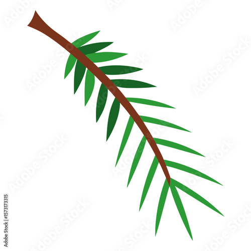 red and green leaves