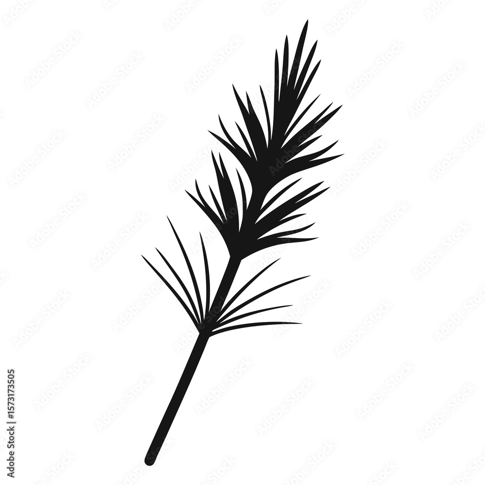 Fototapeta premium dry grass isolated on white