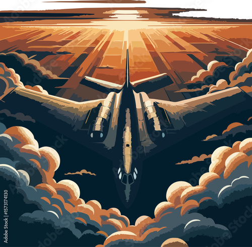 USAF B2 Spirit – Vector Stealth Bomber