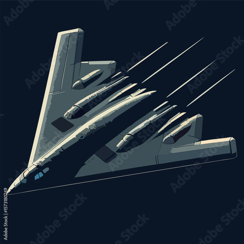 Iconic B2 Bomber – Vector Airplane Design