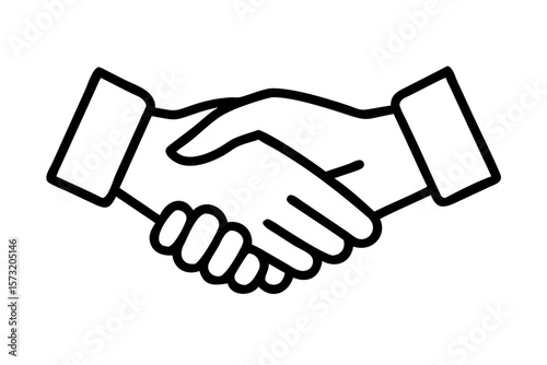 handshake vector illustration