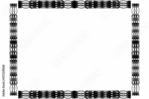 Black and white border frame, Photo frame , best photo art with white background