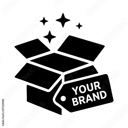Custom product packaging with your brand tag for branding strategy