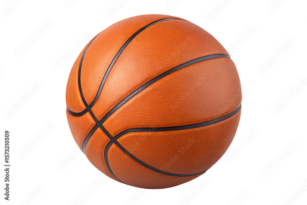 Fototapeta premium basketball isolated on white background