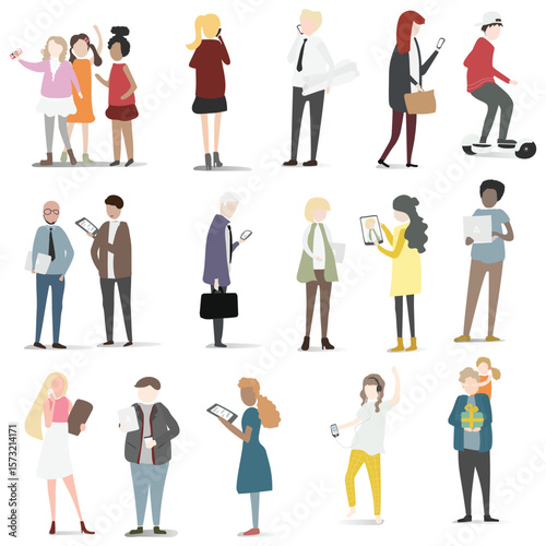 silhouette of people , silhouette of humans