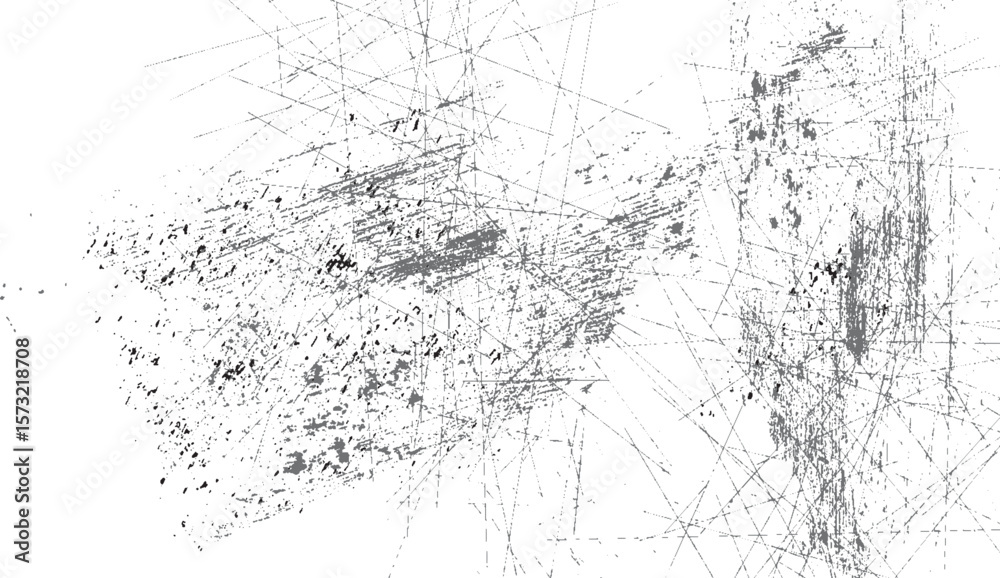 Obraz premium Grunge texture white black vector background, Sketch abstract distressed overlay texture White black grunge texture background