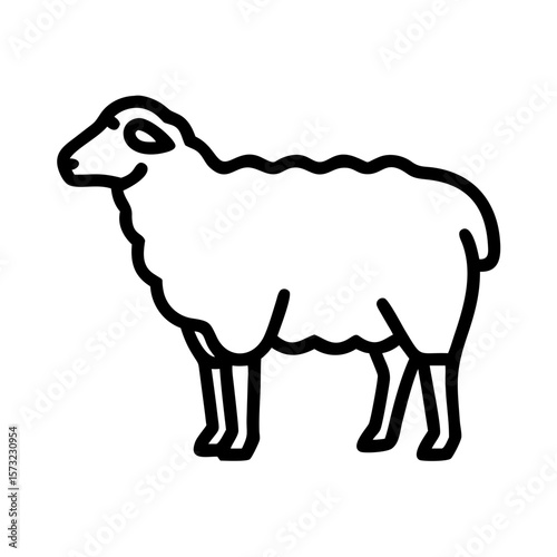 sheep vector illustration