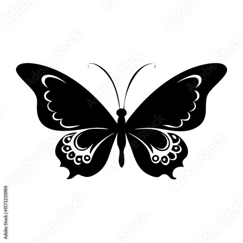 butterfly silhouette vector