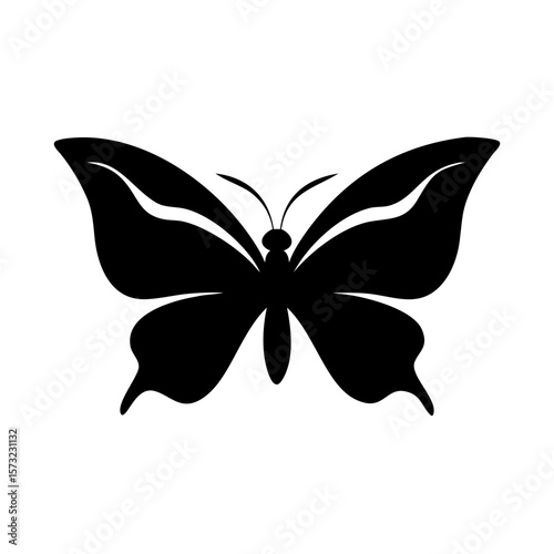 butterfly silhouette vector