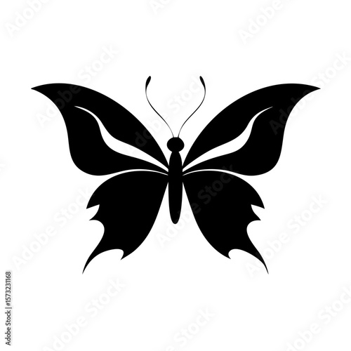 butterfly silhouette vector