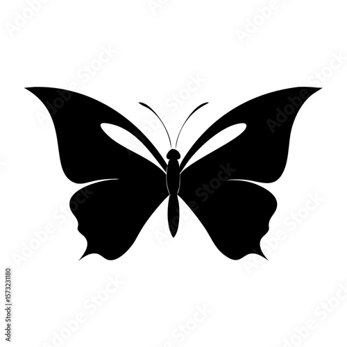 butterfly silhouette vector