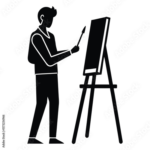 artist at work