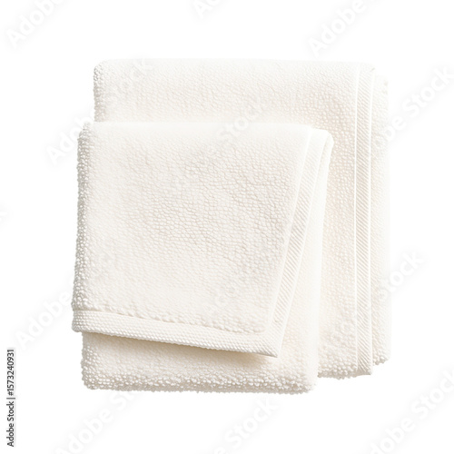 Soft White Towels on a Clean Surface