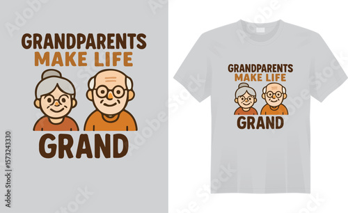 Celebrate love and legacy with this Grandparents Day t-shirt—featuring a heartfelt design that honors wisdom, warmth, and the special bond between generations. Perfect gift!
