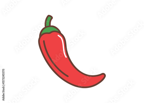 Chili pepper Vector, Chili pepper Icon Illustration