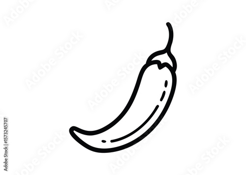 Chili pepper Vector, Chili pepper Icon Illustration