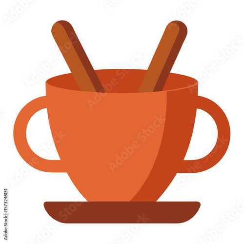 cup of tea with cinnamon