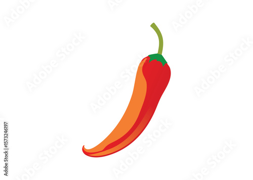 Chili pepper Vector, Chili pepper Icon Illustration