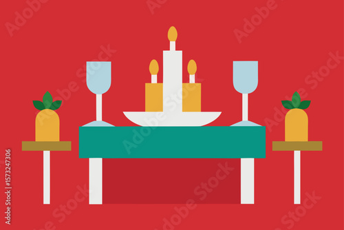 restaurant menu design with wine glass