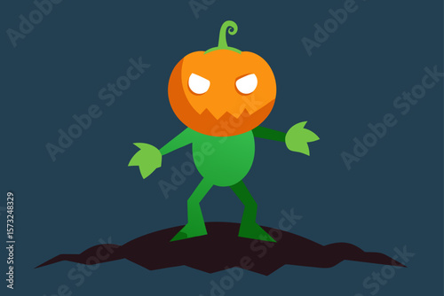halloween pumpkin with a pumpkin