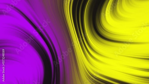 Abstract Fluid Chrome Waves, Hypnotic Metallic Swirl Motion, Seamless Looping 4K