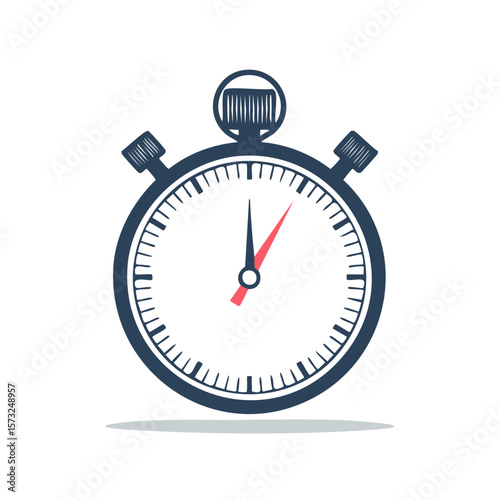 Stopwatch Icon Timing Symbol for Time Management Efficiency Measurement