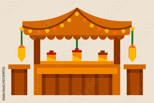 japanese restaurant with table