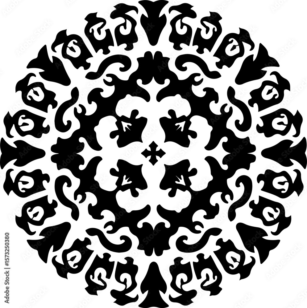 Obraz premium Abstract Tribal Crest Tattoo Vector