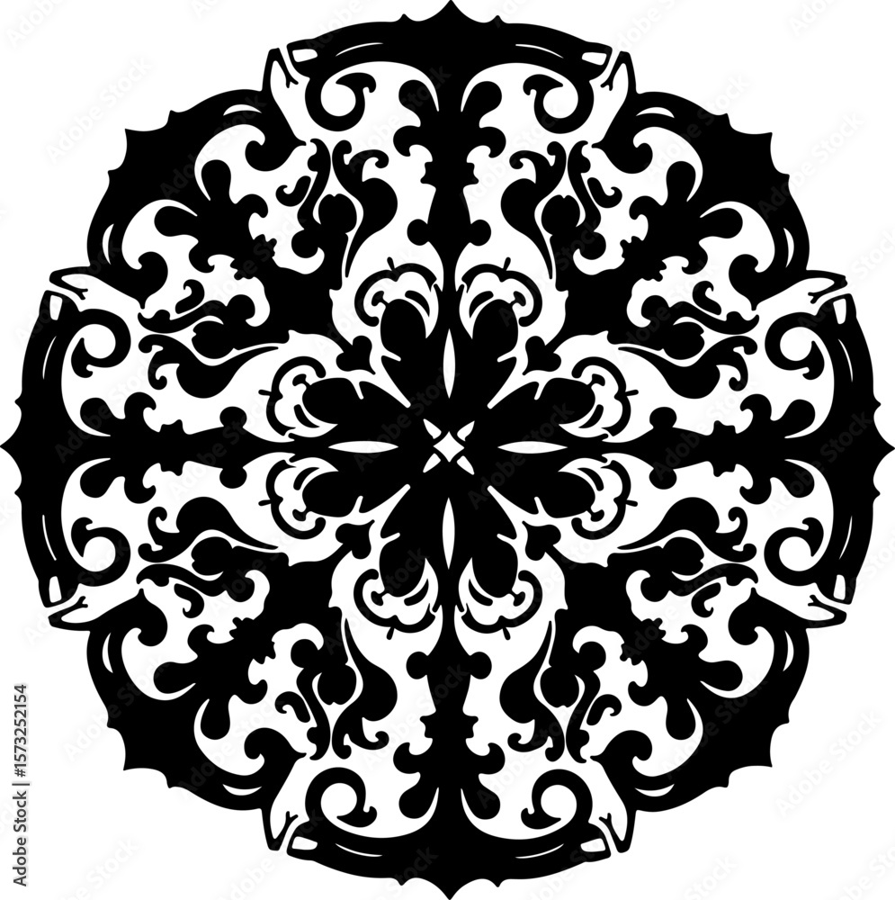 Abstract Tribal Crest Tattoo Vector Abstract Tribal Crest Tattoo Vector