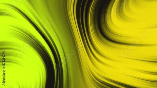 Abstract Fluid Chrome Waves, Hypnotic Metallic Swirl Motion, Seamless Looping 4K