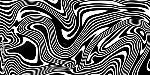 Retro, wavy psychedelic pattern wavy psychedelic texture, optical illusion effect	