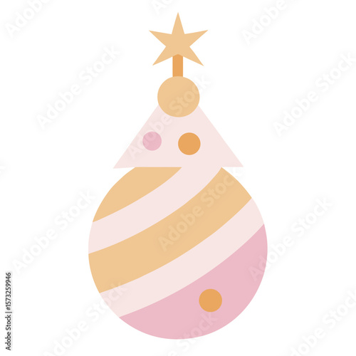 set of christmas decorations