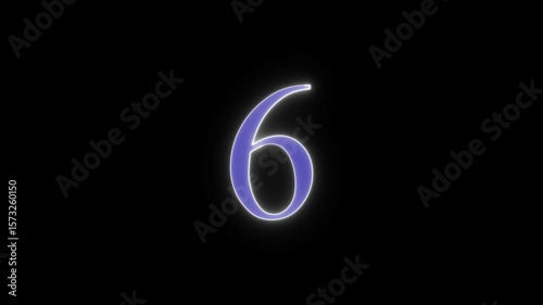 Beautiful color 4 runs shall be allowed for a boundary 4 and 6 runs for a boundary 6. Six and four runs scored if the ball does not bounce before passing over the boundary air on black background.