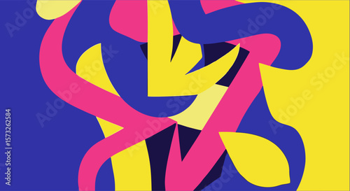 Vector illustration set of people dancing, with abstract backgrounds, in silhouette, cartoon, and fashion designs for sport and beauty