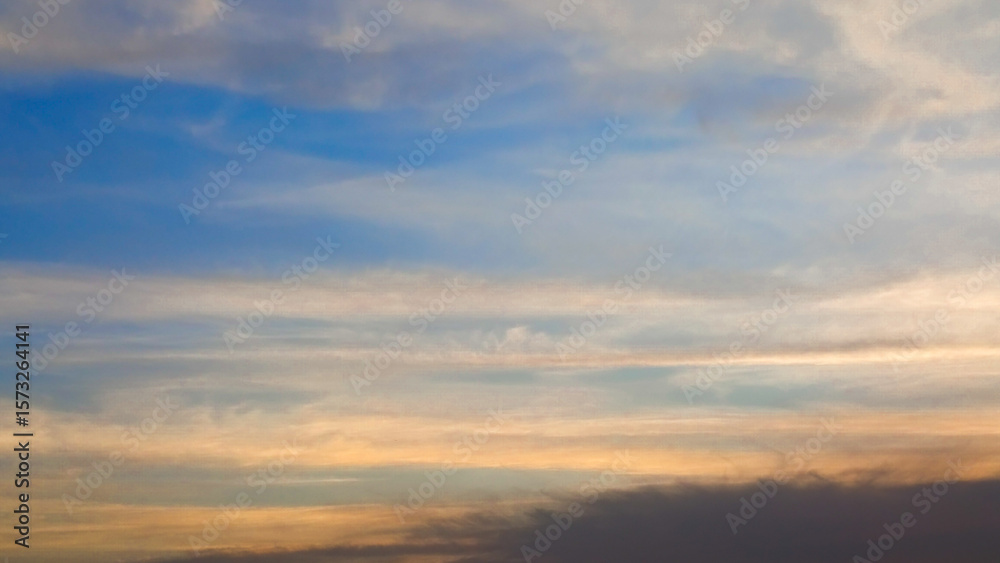 Fototapeta premium sunset sky with clouds