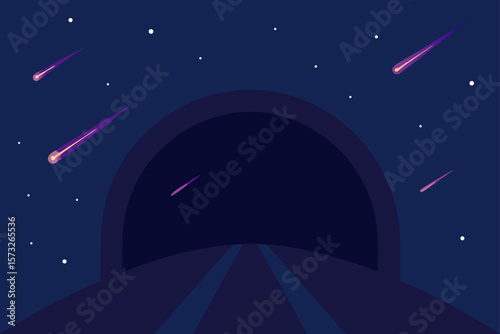 starry night sky
