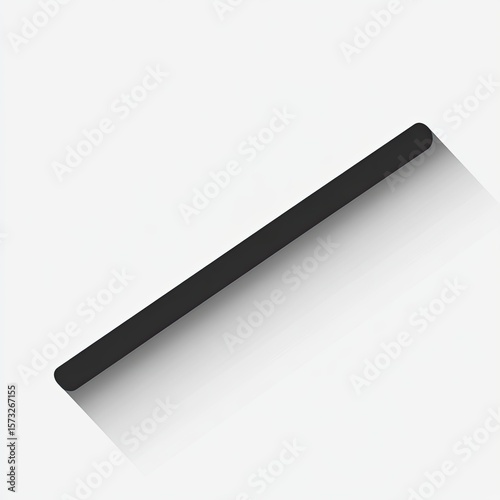 Dark gray diagonal line with shadow on light gray background