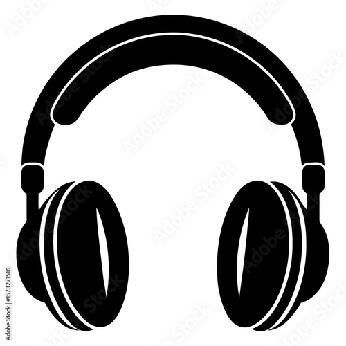 headphones isolated on white background