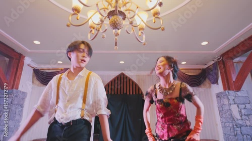 Traditional Dance Performance on Stage