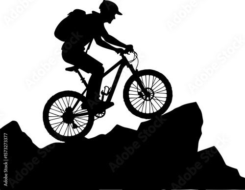 Mountain Nan bike, bicycle, mountain bike, nature,  vector art bundle