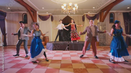 Vibrant Dance Performance on Stage