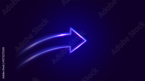 Abstract gaming background with glowing play button. Press to play. Start button.