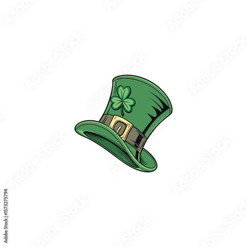 Vector illustration st patricks day hat
